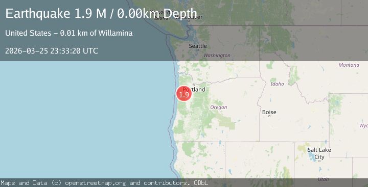 Map of Oregon