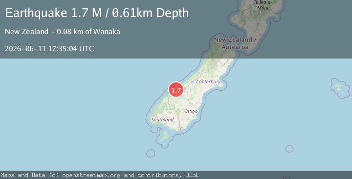 Map of Westland District, New Zealand