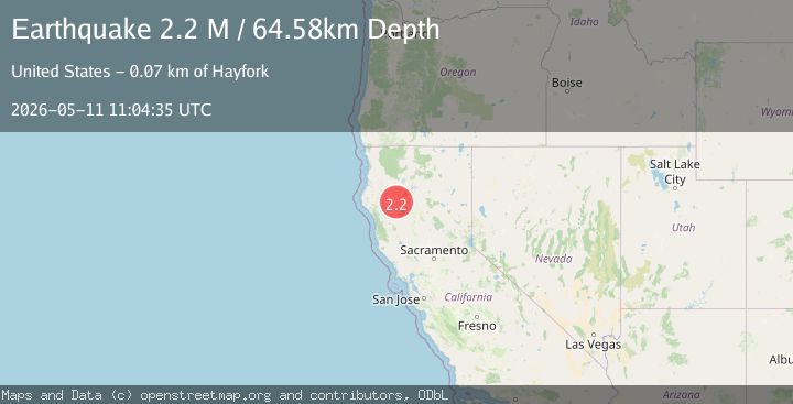 Map of Northern California