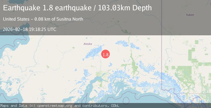 Map of Central Alaska