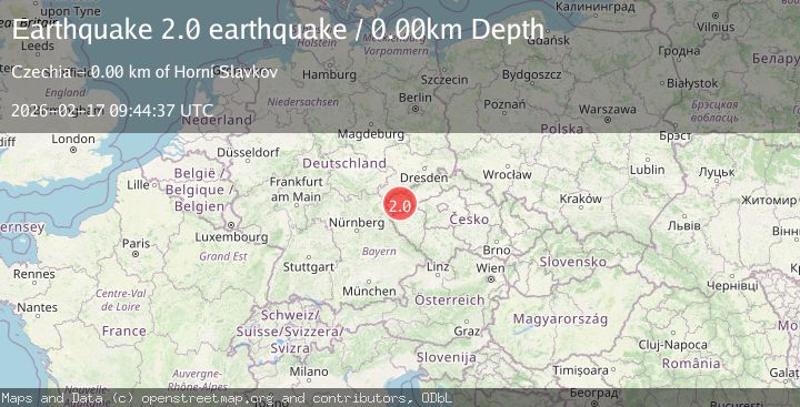 Map of Germany-Czech Republic border region