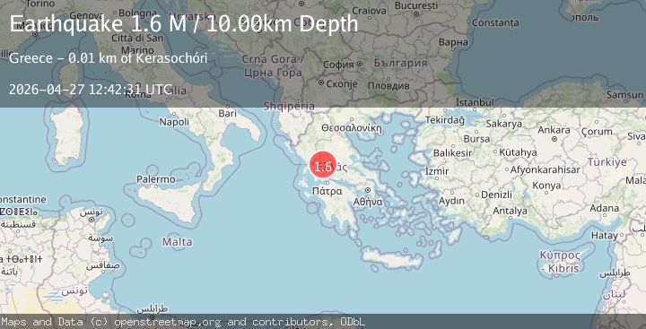 Map of Central Greece