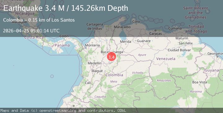 Map of northern Colombia