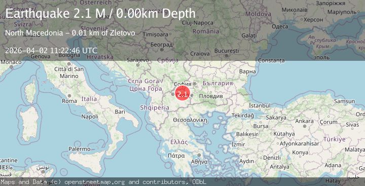 Map of Republic of North Macedonia