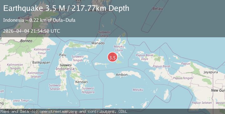 Map of Kepulauan Sula, Indonesia