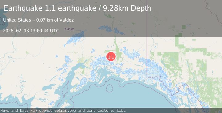Map of Southern Alaska