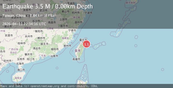 Map of Taiwan region