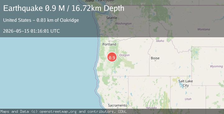 Map of Oregon
