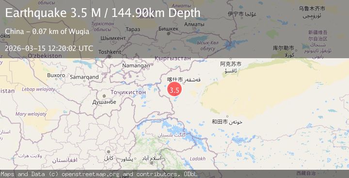 Map of southern Xinjiang, China