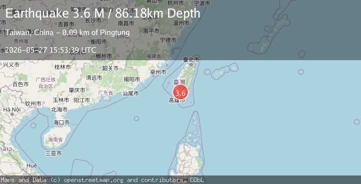 Map of Taiwan