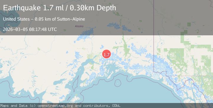 Map of Southern Alaska
