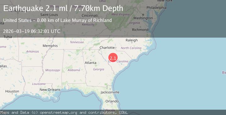 Map of South Carolina