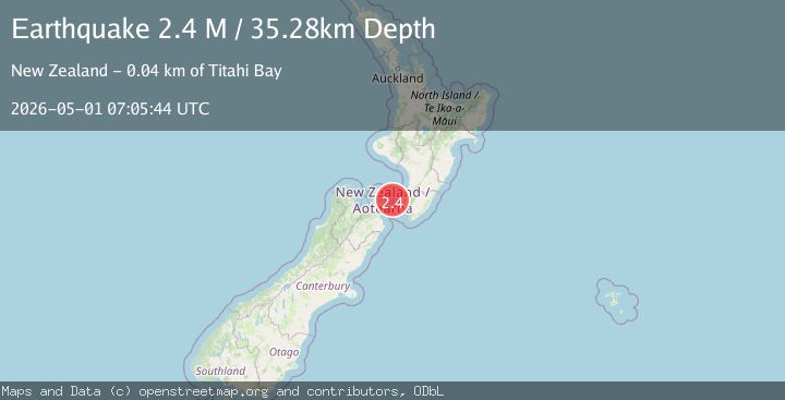 Map of Cook Strait, New Zealand