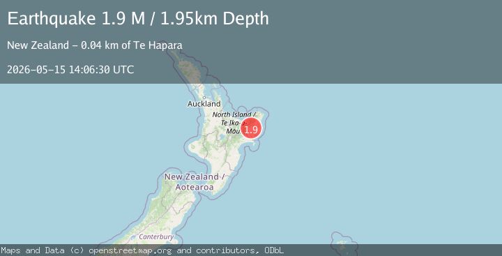 Map of Gisborne District, New Zealand