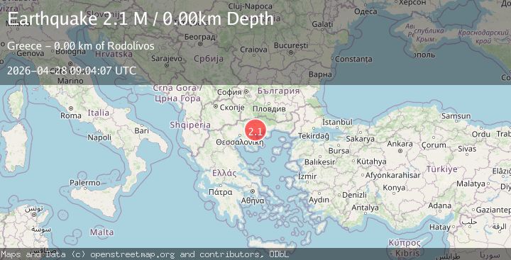 Map of Central Macedonia Region, Greece