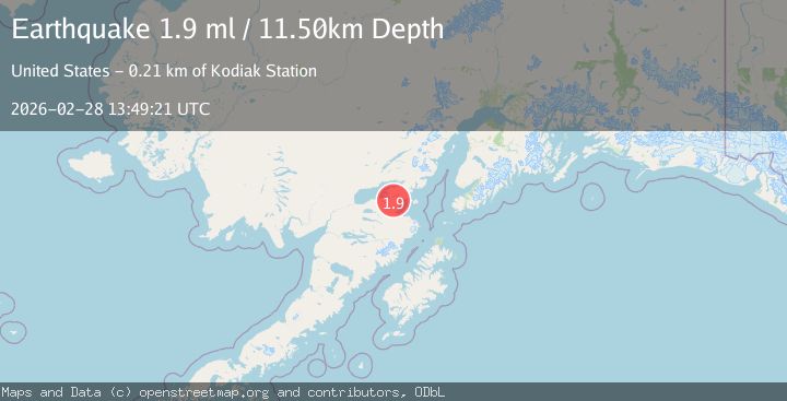Map of Southern Alaska