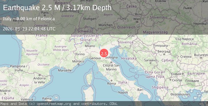 Map of Provincia di Ferrara, Italy