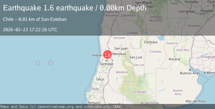 Map of Valparaiso, Chile