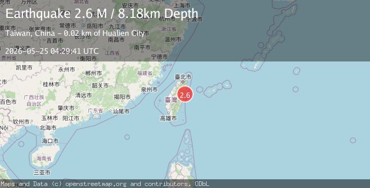 Map of Taiwan