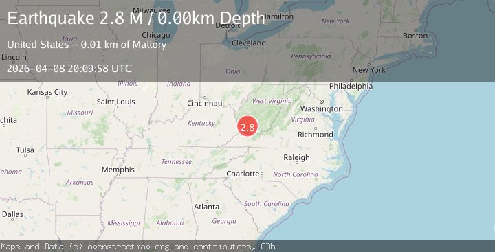 Map of West Virginia
