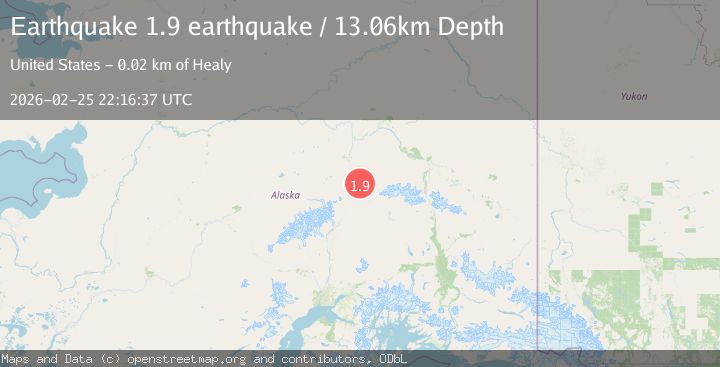 Map of Central Alaska