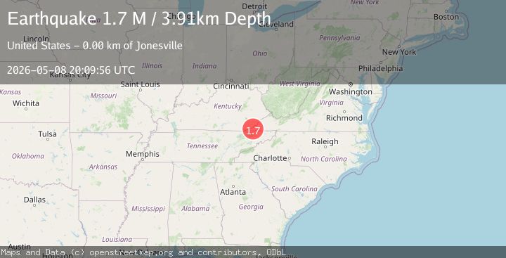 Map of Tennessee