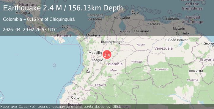Map of Colombia