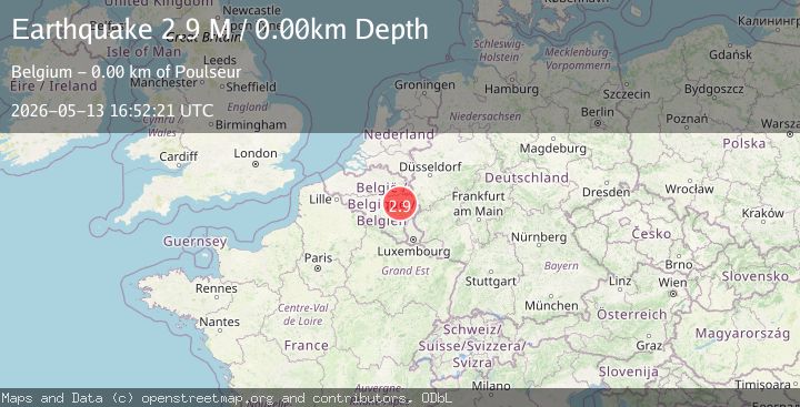 Map of Belgium