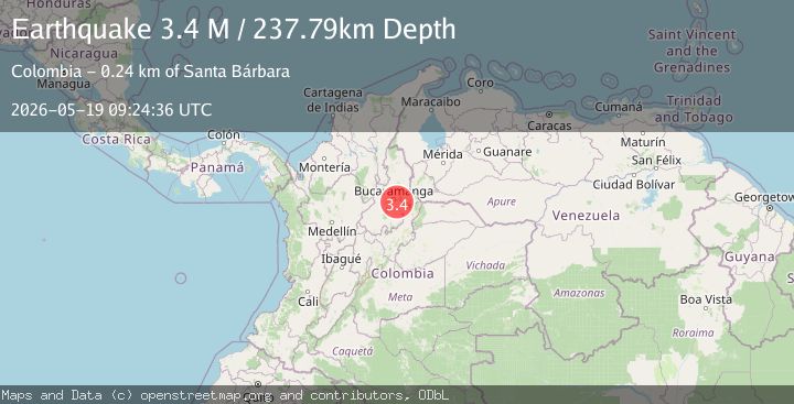 Map of Colombia-Venezuela border region