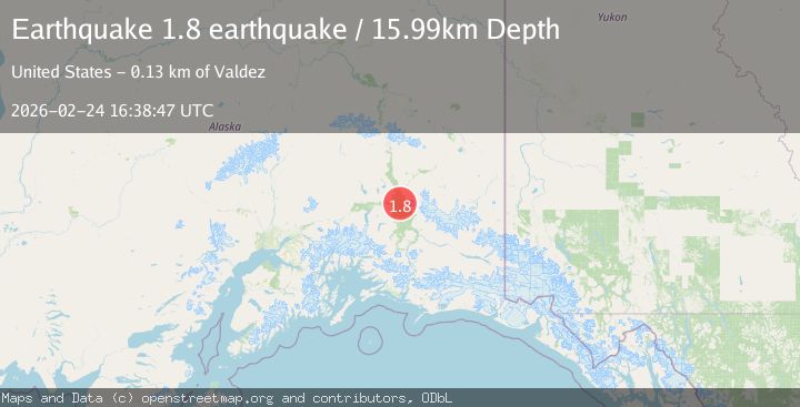 Map of Central Alaska