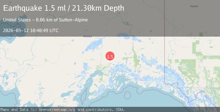 Map of Central Alaska