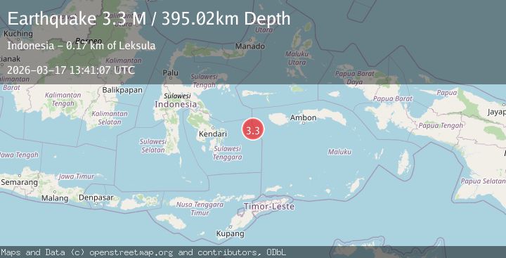 Map of Banda Sea