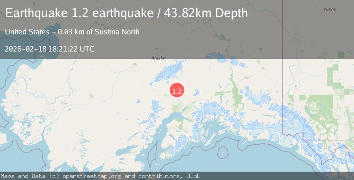 Map of Central Alaska