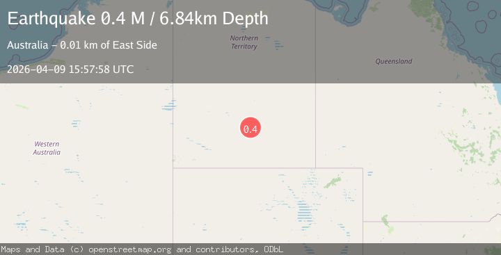 Map of Northern Territory, Australia