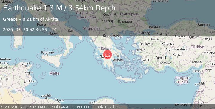 Map of West Greece