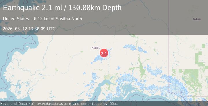 Map of Central Alaska