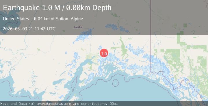 Map of Southern Alaska
