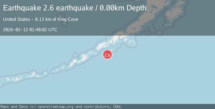 Map of Unimak Island region, Alaska