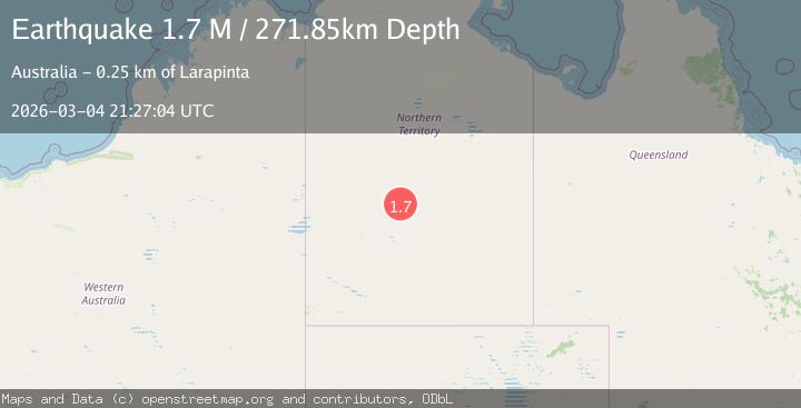 Map of Northern Territory, Australia