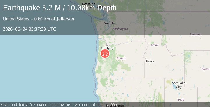 Map of Oregon