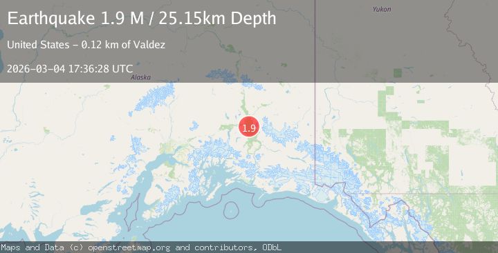 Map of Central Alaska