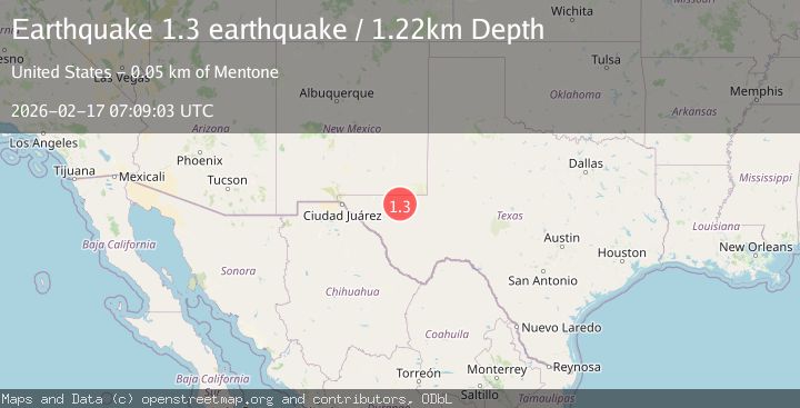 Map of western Texas