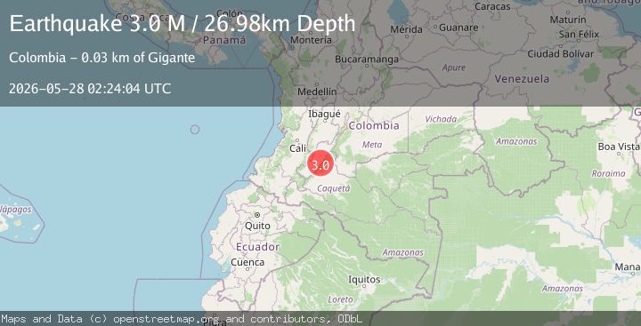Map of Colombia