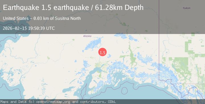 Map of Central Alaska