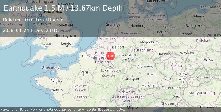Map of Belgium