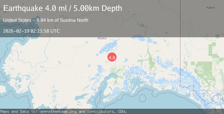 Map of Central Alaska