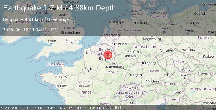 Map of Belgium