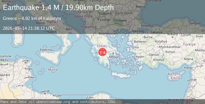 Map of West Greece