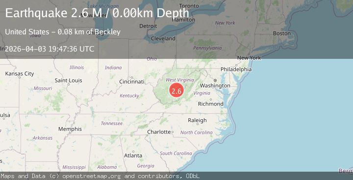Map of West Virginia