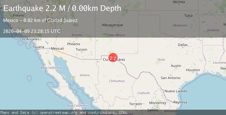 Map of New Mexico-Texas-Chihuahua border region